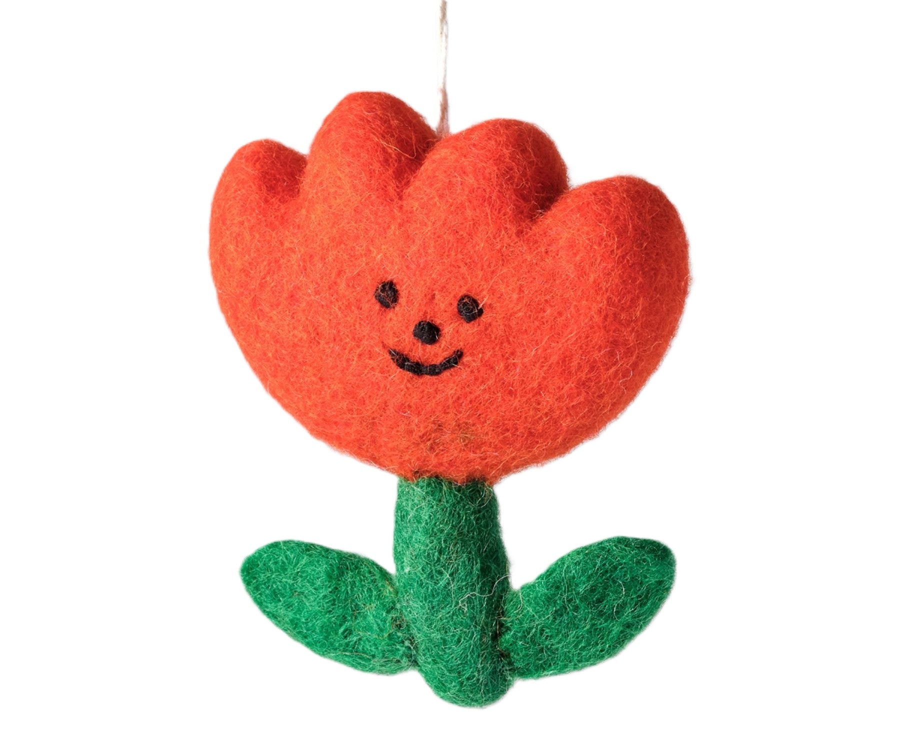 Hanging Felt Ornament - Flower - by Wrap