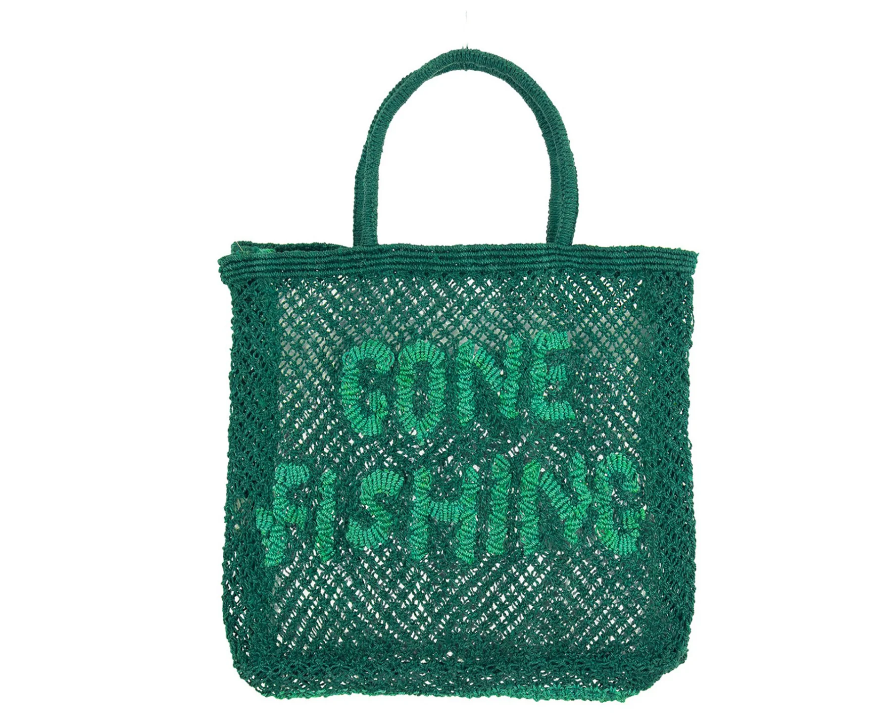 Jute Word Bag - Gone Fishing - by The Jacksons