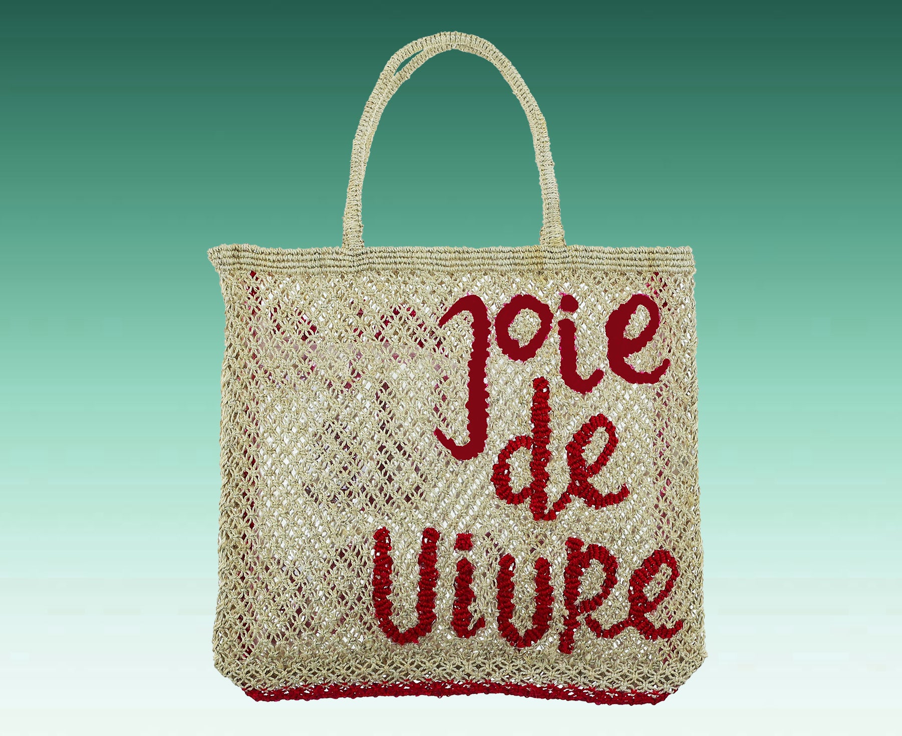 Jute Word Bag - Joie de Vivre - by The Jacksons