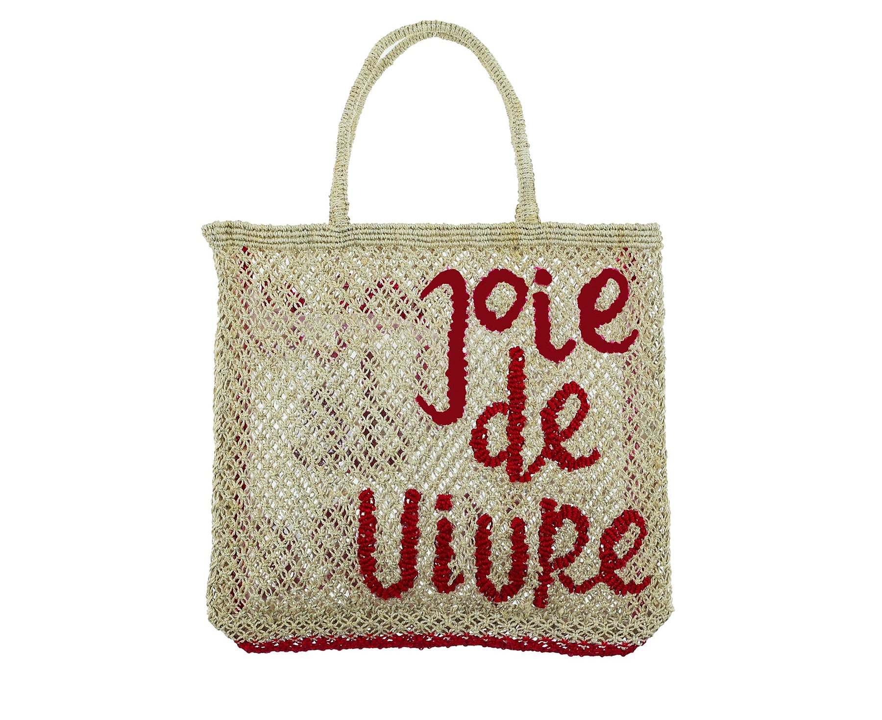 Jute Word Bag - Joie de Vivre - by The Jacksons