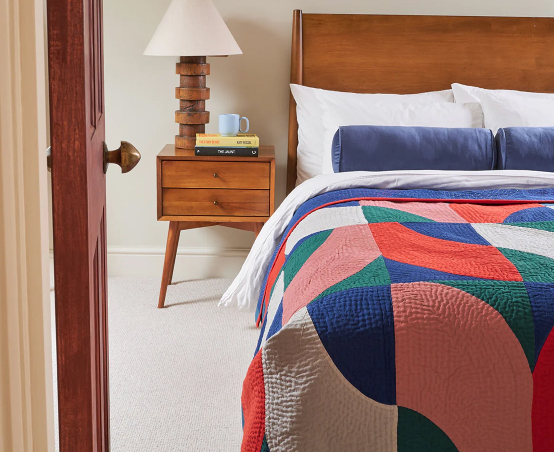 Kaleidoscope Handmade Cotton Quilt by Wrap