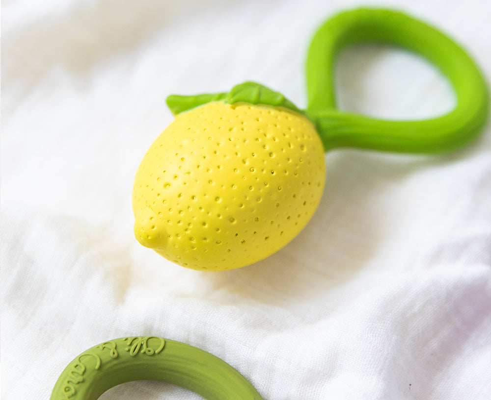 Lemon Chewable Rattle by Oli &amp; Carol