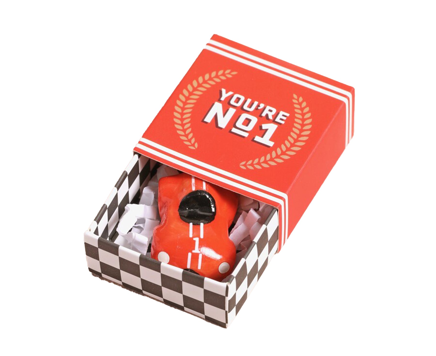 Tiny Ceramic Matchbox Token - Car - by Lisa Angel