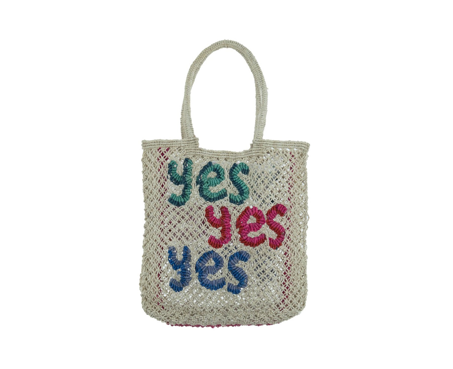 Jute Word Bag - Yes Yes Yes - by The Jacksons