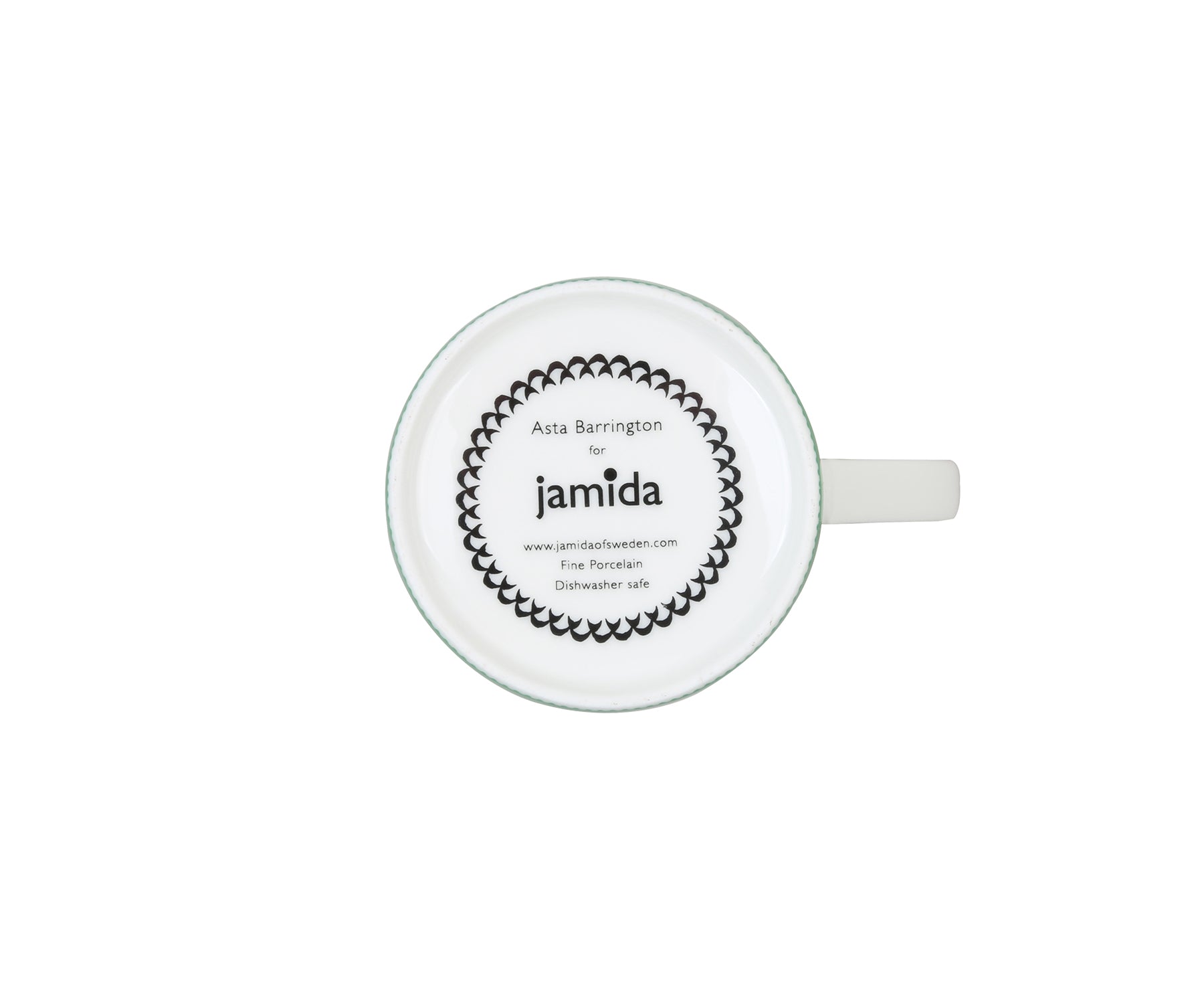 Word Porcelain Mug - Lucky - by Jamida