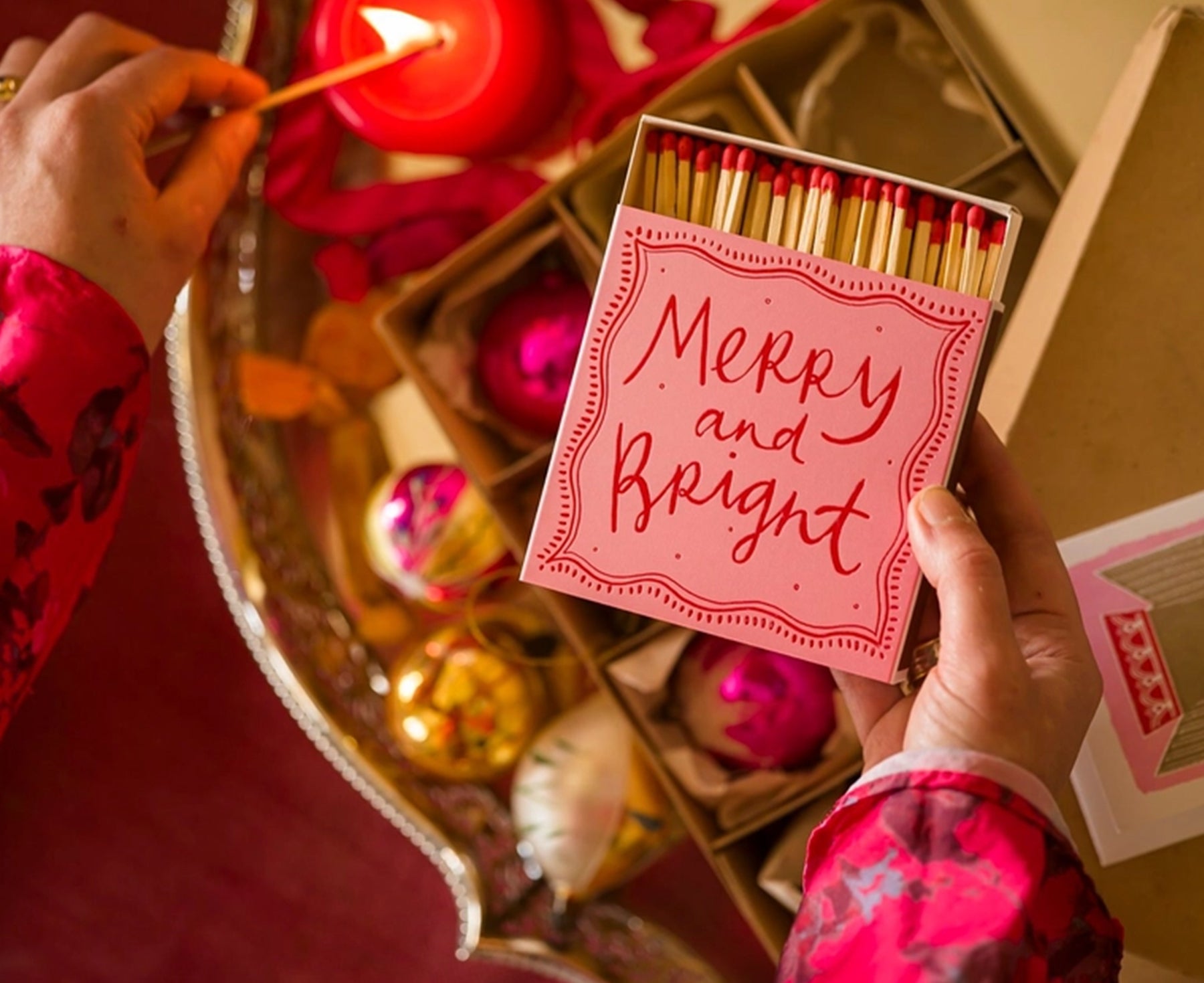 Square Matches - Merry &amp; Bright - by Archivist Gallery