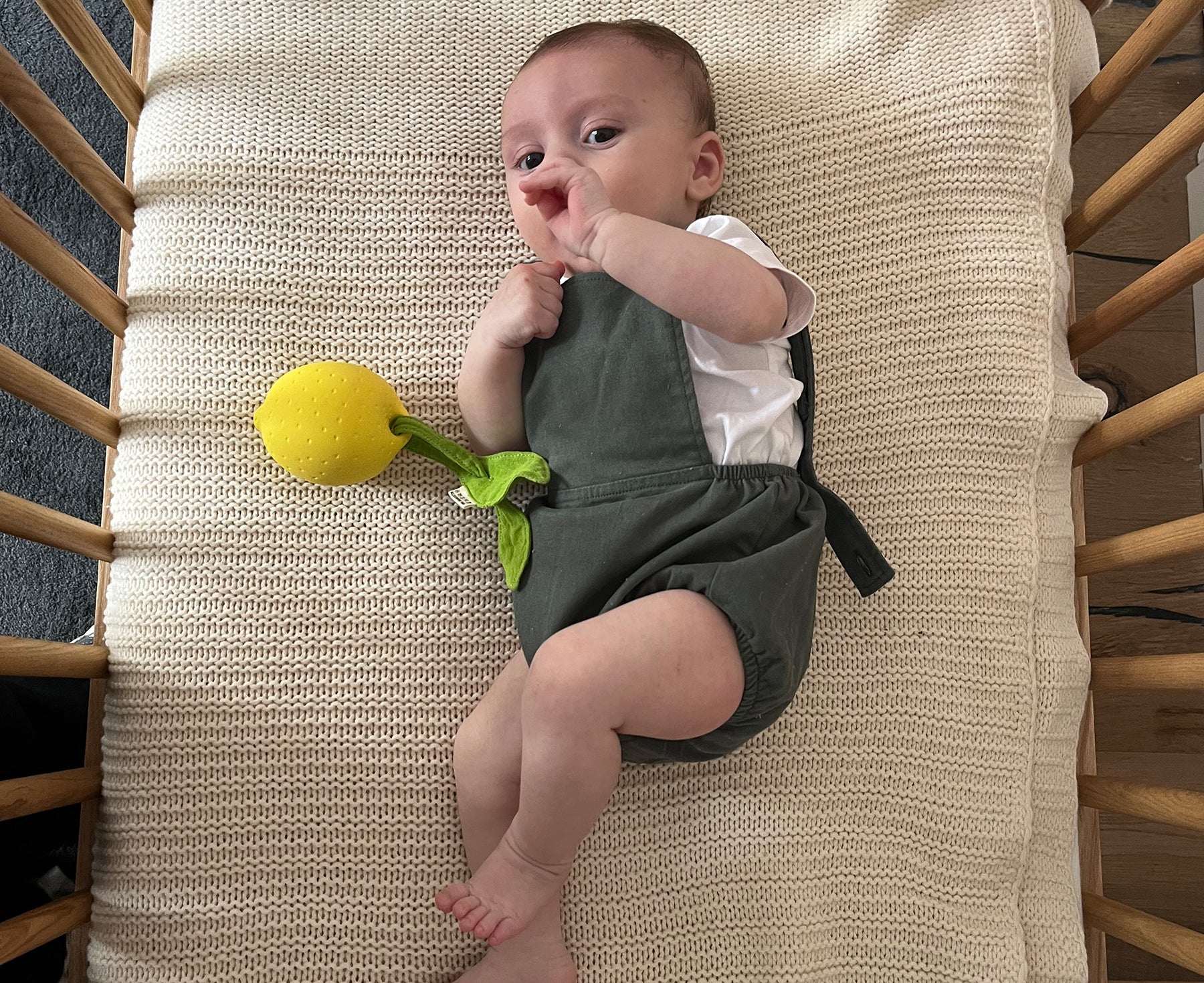 Chewable Pacifier Case - Lemon - by Oli &amp; Carol