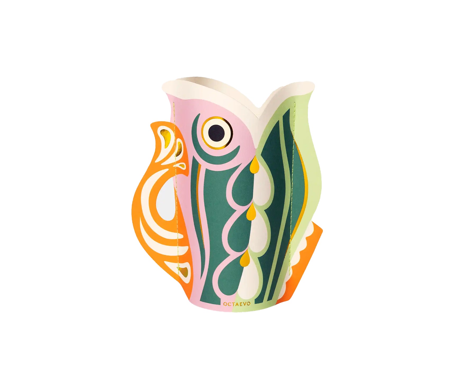 Paper Vase - Small Fish - by Octaevo