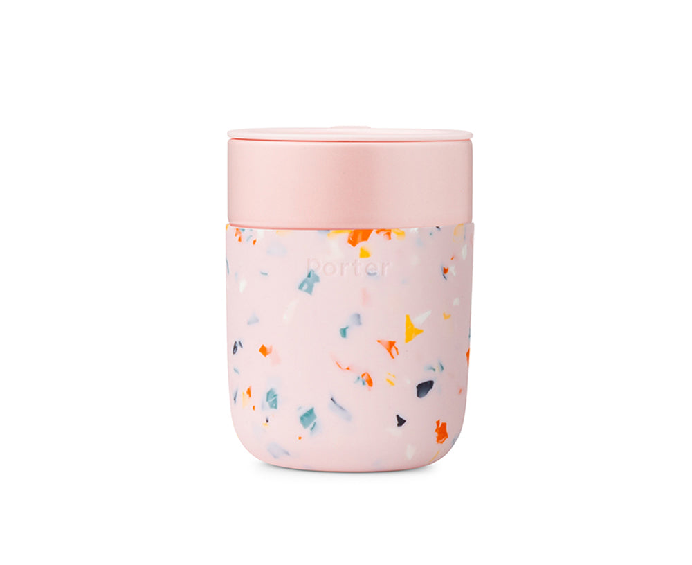 Porter Ceramic Mug in Blush Terrazzo by W&amp;P