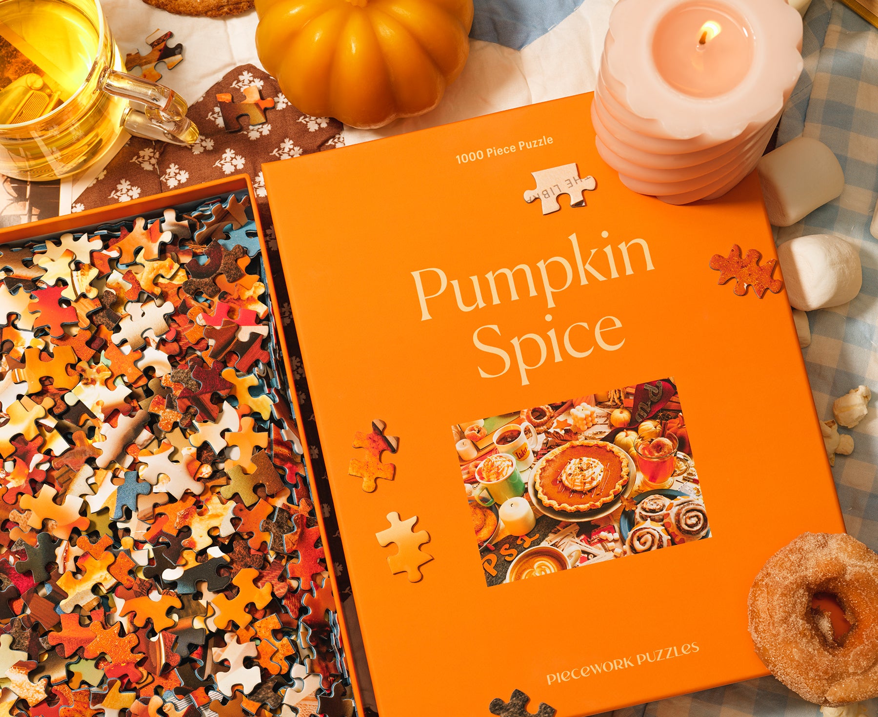 1000-Piece Puzzle - Pumpkin Spice - by Piecework