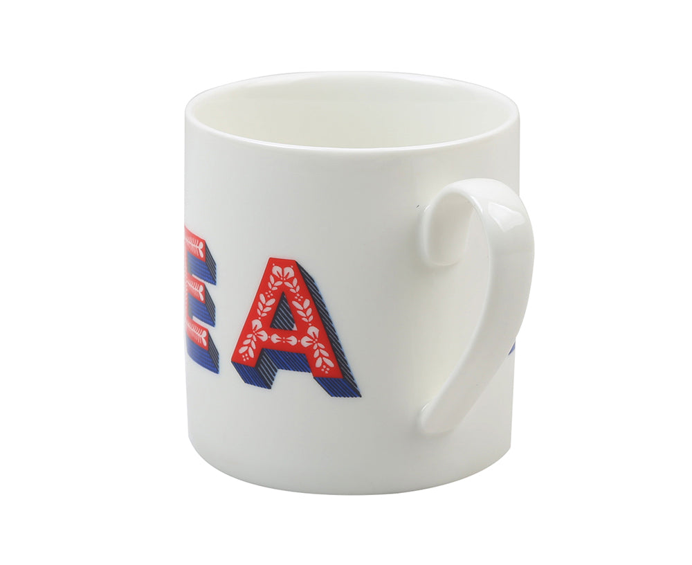 Word Porcelain Mug - Tea - by Jamida