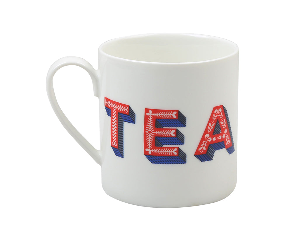 Word Porcelain Mug - Tea - by Jamida