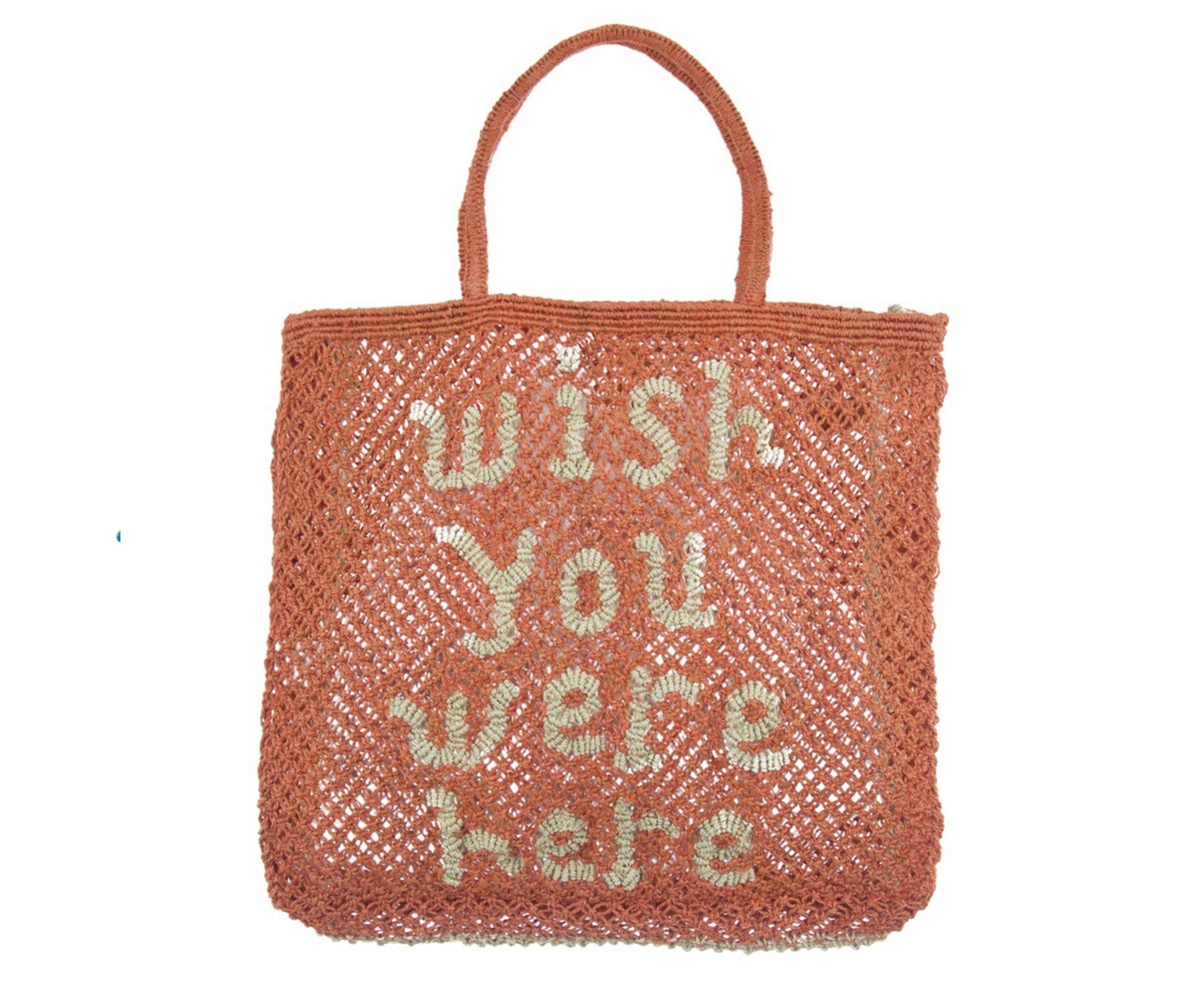 Jute Word Bag - Wish You Were Here - by The Jacksons