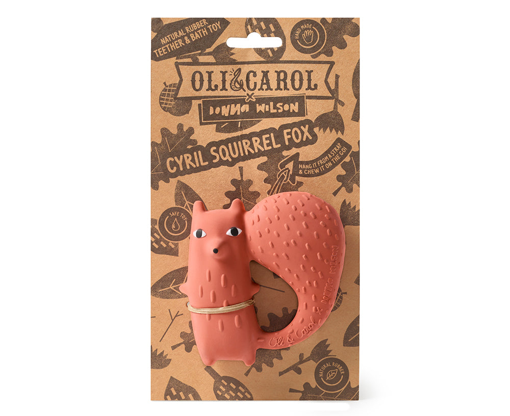 Cyril the Squirrel Fox Chewable Toy by Donna Wilson X Oli &amp; Carol