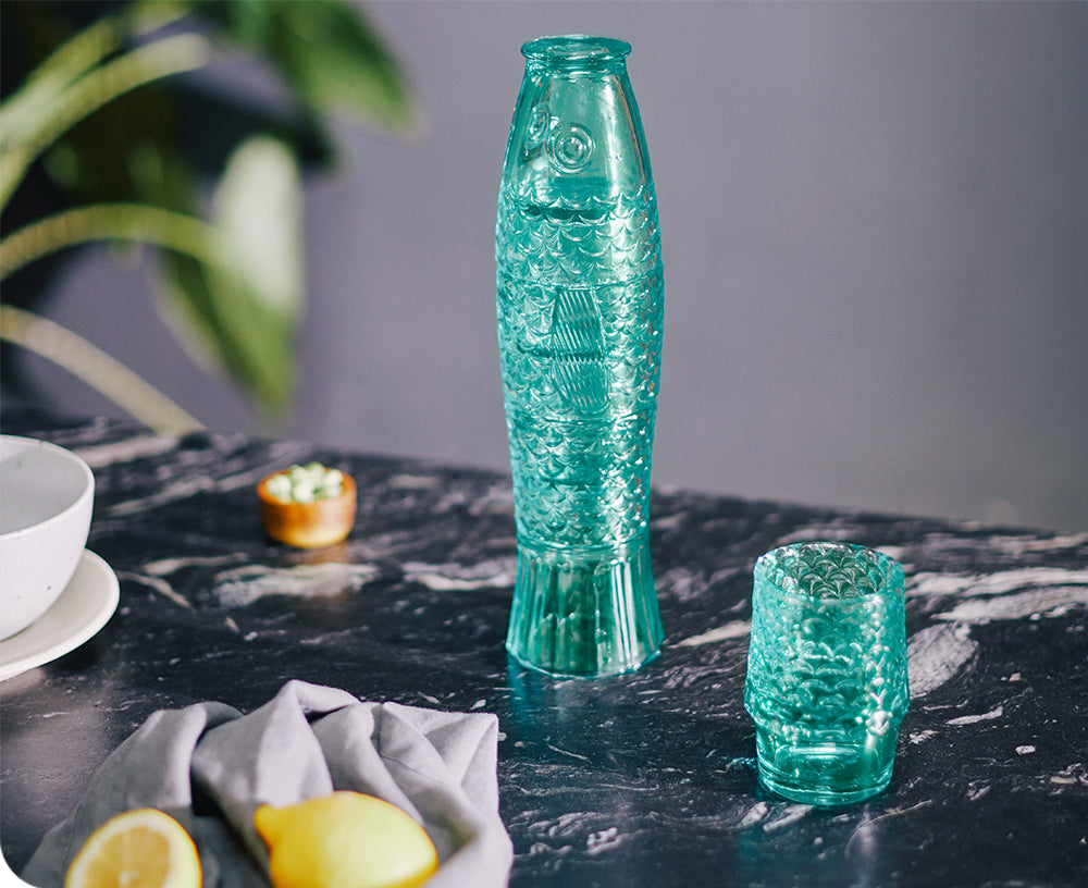 Koifish Stackable Glasses in Green by DOIY
