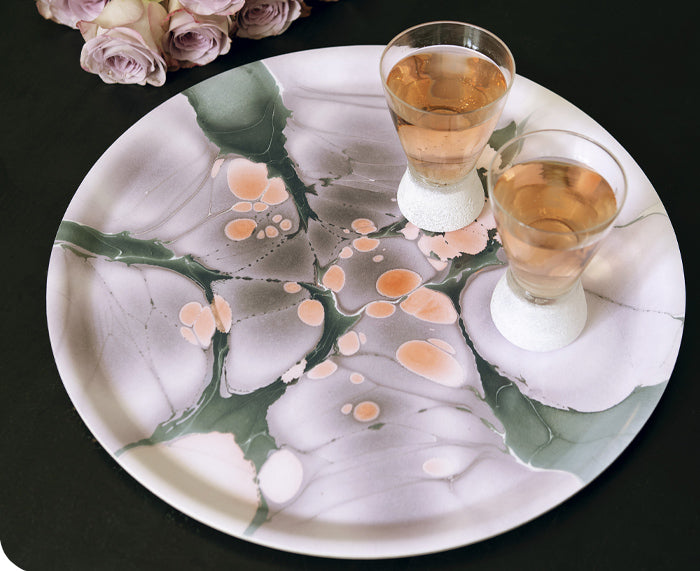 Dusk &amp; Dawn Round Tray by Studio Formata