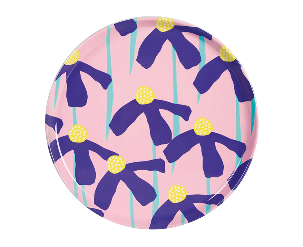 Flower Bamboo Tray by &amp;Klevering