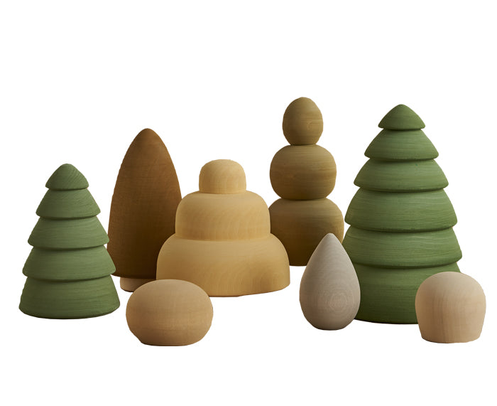 Wood Summer Forest Set by Raduga Grez
