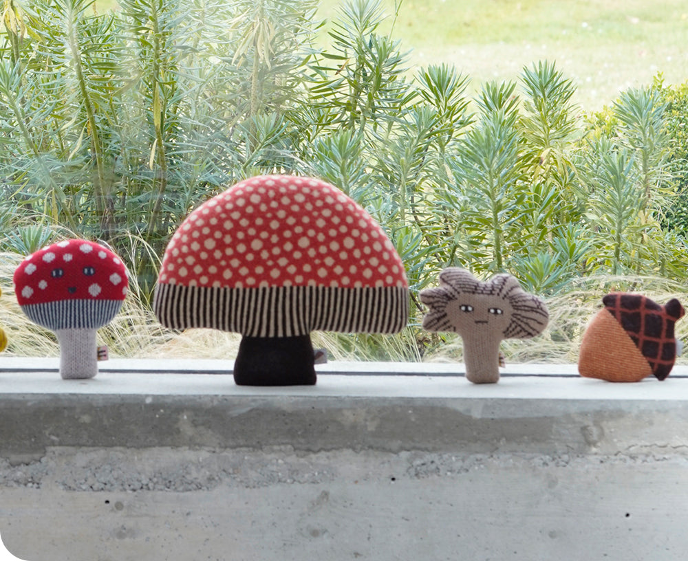 Mini Acorn Pillow by Donna Wilson