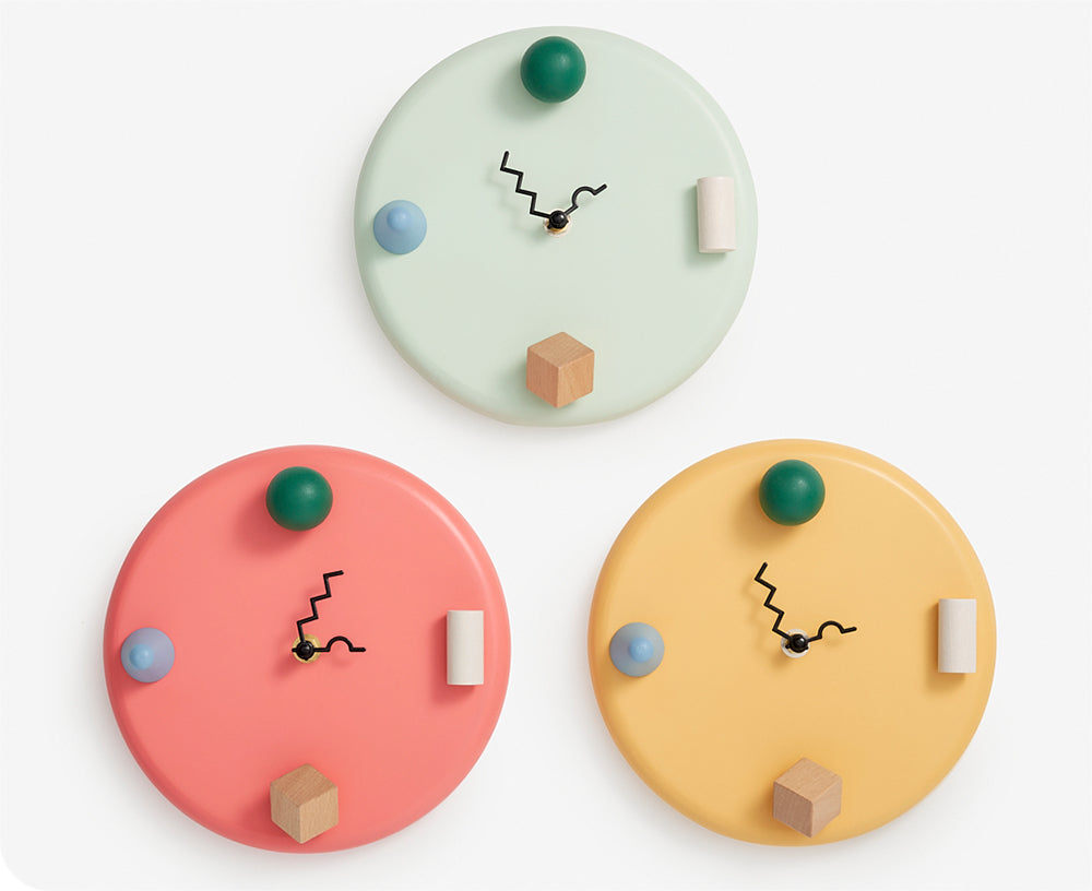 Wall Clock in Yellow by Areaware