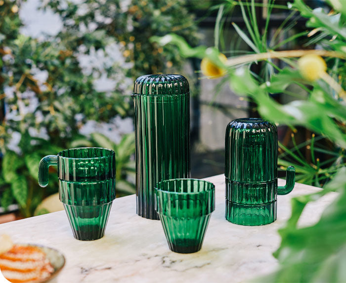 Saguaro Stackable Glasses by DOIY