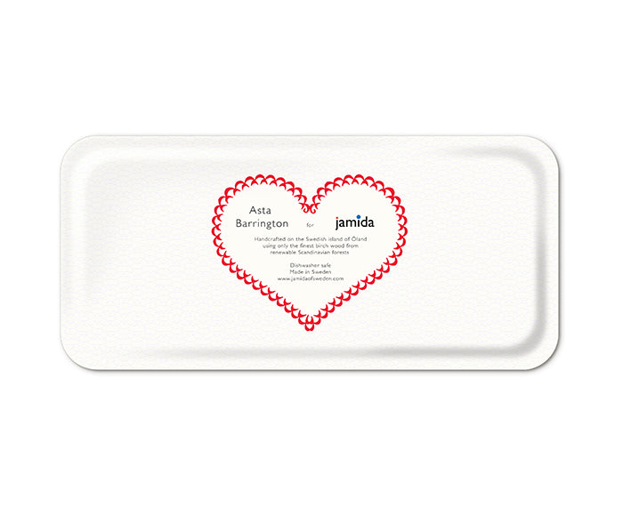 Word Rectangular Tray - Hola - by Jamida
